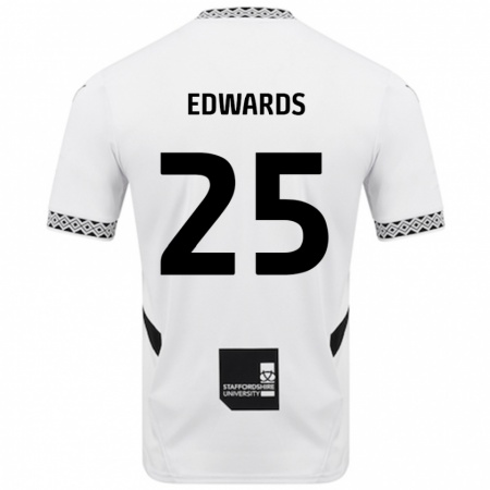 Kandiny Niño Camiseta Diamond Edwards #25 Blanco 1ª Equipación 2024/25 La Camisa Chile