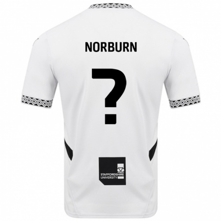 Kandiny Niño Camiseta Dylan Norburn #0 Blanco 1ª Equipación 2024/25 La Camisa Chile