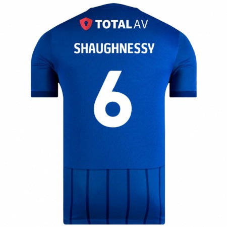 Kandiny Niño Camiseta Conor Shaughnessy #6 Azul 1ª Equipación 2024/25 La Camisa Chile