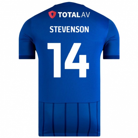 Kandiny Niño Camiseta Ben Stevenson #14 Azul 1ª Equipación 2024/25 La Camisa Chile