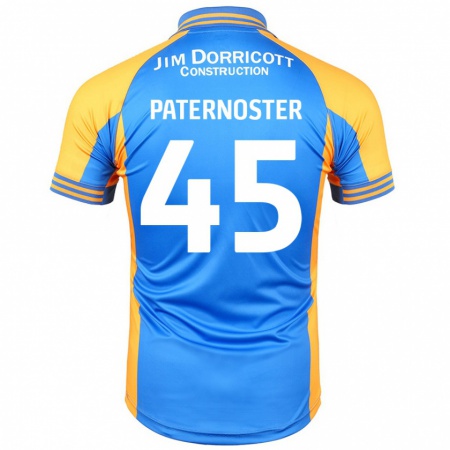 Kandiny Niño Camiseta Vladimir Paternoster #45 Azul Ámbar 1ª Equipación 2024/25 La Camisa Chile