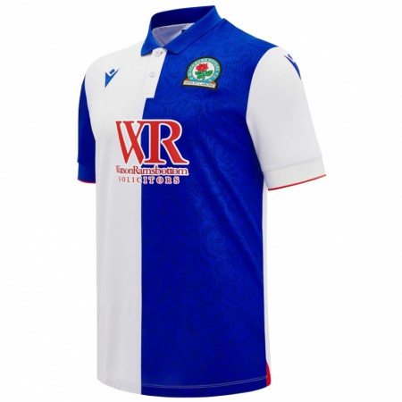 Kandiny Niño Camiseta Ryan Hedges #19 Azul Cielo Blanco 1ª Equipación 2024/25 La Camisa Chile