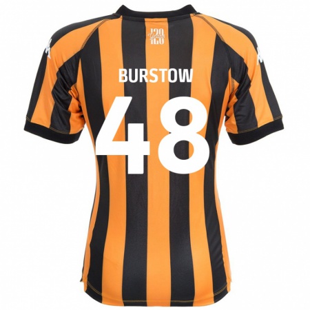 Kandiny Niño Camiseta Mason Burstow #48 Negro Ámbar 1ª Equipación 2024/25 La Camisa Chile