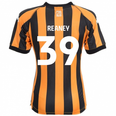 Kandiny Niño Camiseta Mollie Reaney #39 Negro Ámbar 1ª Equipación 2024/25 La Camisa Chile