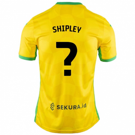 Kandiny Niño Camiseta Lewis Shipley #0 Amarillo Verde 1ª Equipación 2024/25 La Camisa Chile