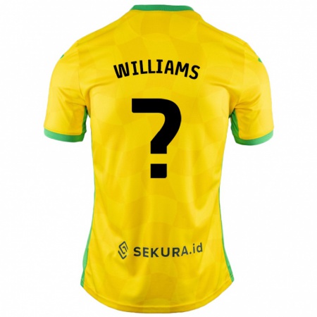 Kandiny Niño Camiseta Tyler Williams #0 Amarillo Verde 1ª Equipación 2024/25 La Camisa Chile