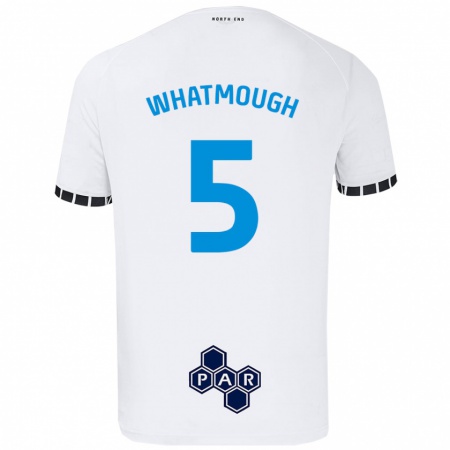 Kandiny Niño Camiseta Jack Whatmough #5 Blanco 1ª Equipación 2024/25 La Camisa Chile