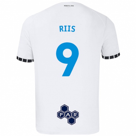 Kandiny Niño Camiseta Emil Riis #9 Blanco 1ª Equipación 2024/25 La Camisa Chile