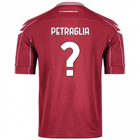 Kandiny Niño Camiseta Christian Petraglia #0 Borgoña 1ª Equipación 2024/25 La Camisa Chile