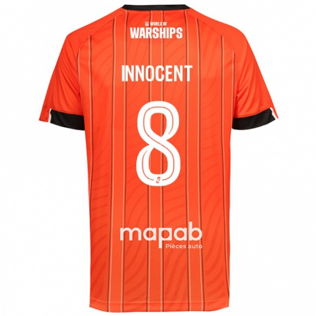 Kandiny Niño Camiseta Bonke Innocent #8 Naranja 1ª Equipación 2024/25 La Camisa Chile