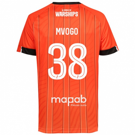 Kandiny Niño Camiseta Yvon Mvogo #38 Naranja 1ª Equipación 2024/25 La Camisa Chile