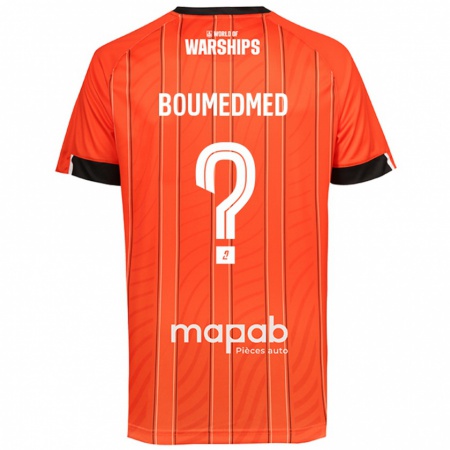 Kandiny Niño Camiseta Kamil Boumedmed #0 Naranja 1ª Equipación 2024/25 La Camisa Chile