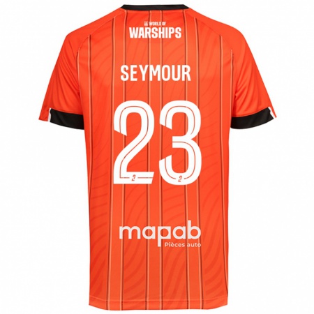 Kandiny Niño Camiseta Brice Seymour #23 Naranja 1ª Equipación 2024/25 La Camisa Chile