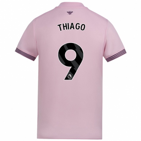 Kandiny Niño Camiseta Igor Thiago #9 Rosa 2ª Equipación 2024/25 La Camisa Chile