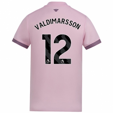 Kandiny Niño Camiseta Hákon Rafn Valdimarsson #12 Rosa 2ª Equipación 2024/25 La Camisa Chile