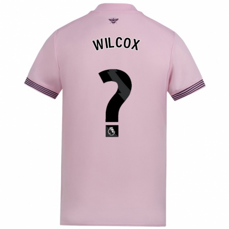 Kandiny Niño Camiseta Max Wilcox #0 Rosa 2ª Equipación 2024/25 La Camisa Chile