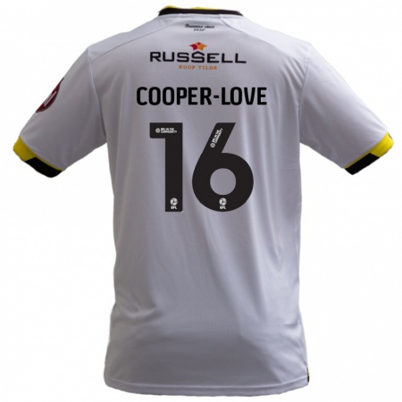 Kandiny Niño Camiseta Jack Cooper-Love #16 Blanco 2ª Equipación 2024/25 La Camisa Chile