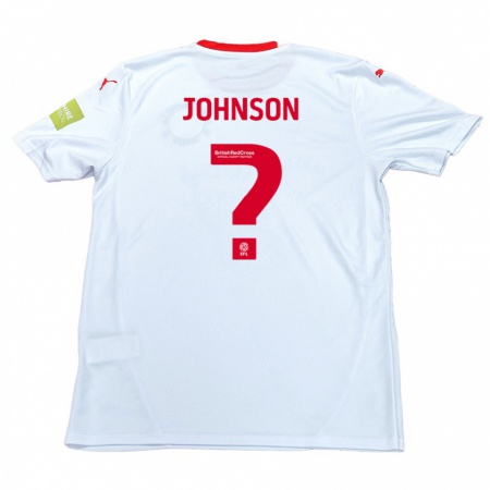 Kandiny Niño Camiseta Will Johnson #0 Blanco 2ª Equipación 2024/25 La Camisa Chile