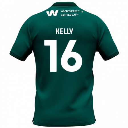 Kandiny Niño Camiseta Daniel Kelly #16 Verde 2ª Equipación 2024/25 La Camisa Chile