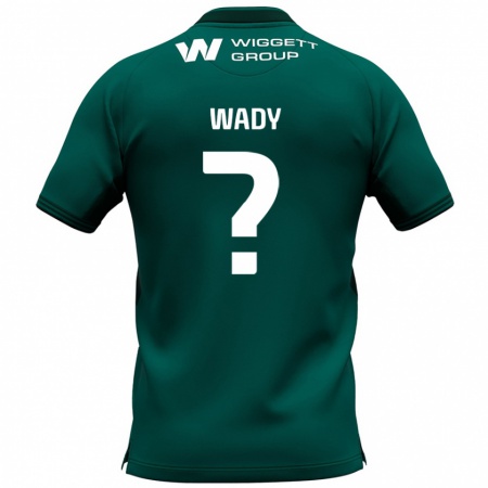 Kandiny Niño Camiseta Ethan Wady #0 Verde 2ª Equipación 2024/25 La Camisa Chile