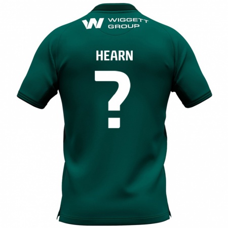 Kandiny Niño Camiseta Henry Hearn #0 Verde 2ª Equipación 2024/25 La Camisa Chile