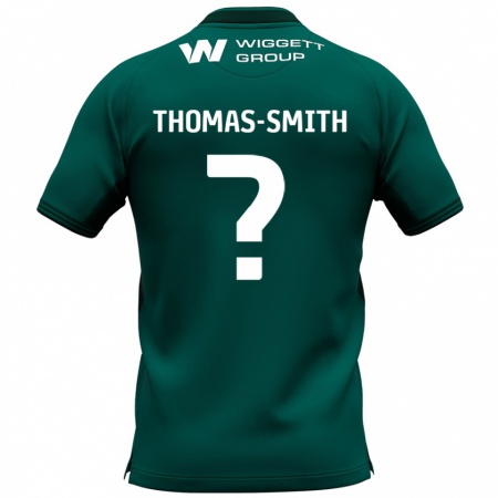 Kandiny Niño Camiseta Jaydon Thomas-Smith #0 Verde 2ª Equipación 2024/25 La Camisa Chile