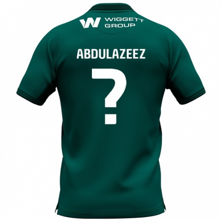 Kandiny Niño Camiseta Abdulahi Abdulazeez #0 Verde 2ª Equipación 2024/25 La Camisa Chile