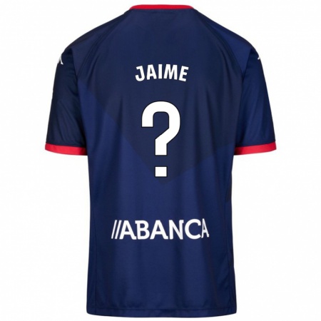 Kandiny Niño Camiseta Jaime Sánchez #19 Azul Marino 2ª Equipación 2024/25 La Camisa Chile