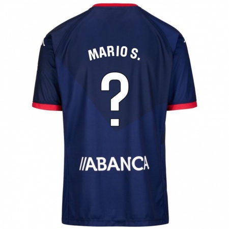 Kandiny Niño Camiseta Mario Soriano #21 Azul Marino 2ª Equipación 2024/25 La Camisa Chile