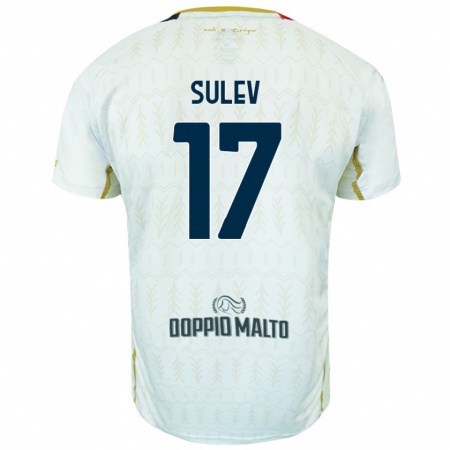 Kandiny Niño Camiseta Ivan Sulev #17 Blanco 2ª Equipación 2024/25 La Camisa Chile