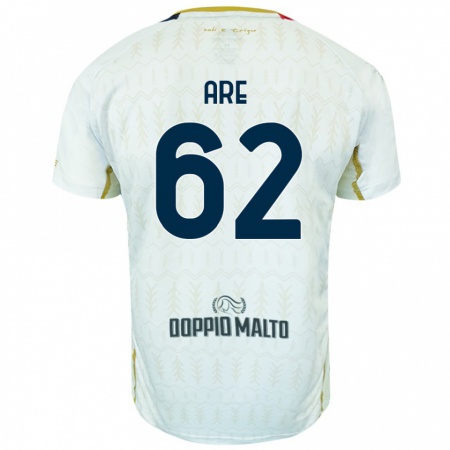 Kandiny Niño Camiseta Emmanuele Are #62 Blanco 2ª Equipación 2024/25 La Camisa Chile