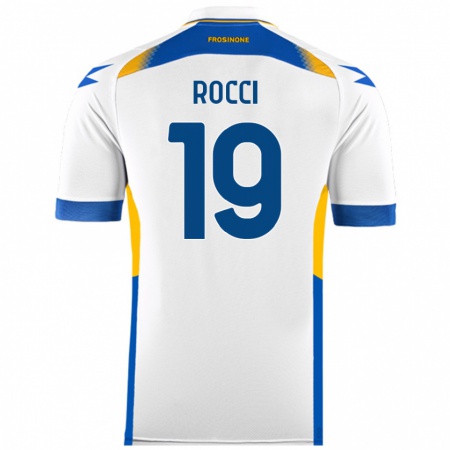 Kandiny Niño Camiseta Valerio Rocci #19 Blanco 2ª Equipación 2024/25 La Camisa Chile