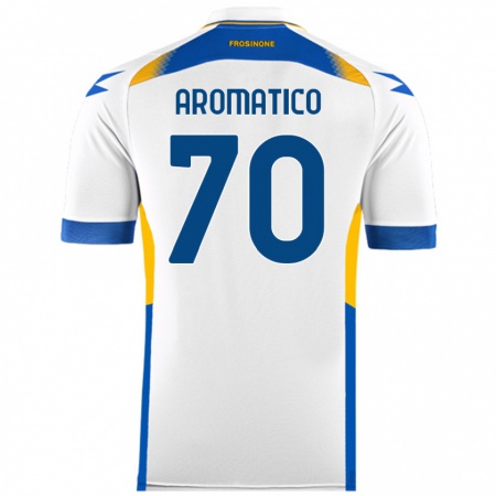 Kandiny Niño Camiseta Raul Aromatico #70 Blanco 2ª Equipación 2024/25 La Camisa Chile