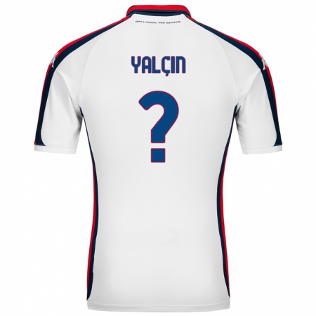 Kandiny Niño Camiseta Güven Yalçın #0 Blanco 2ª Equipación 2024/25 La Camisa Chile