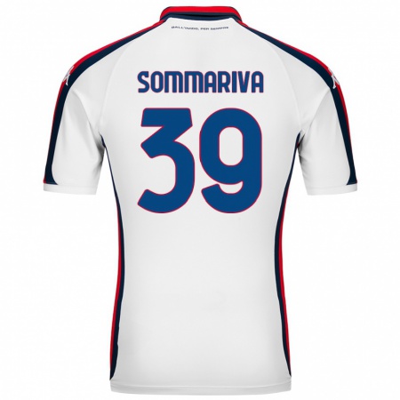 Kandiny Niño Camiseta Daniele Sommariva #39 Blanco 2ª Equipación 2024/25 La Camisa Chile