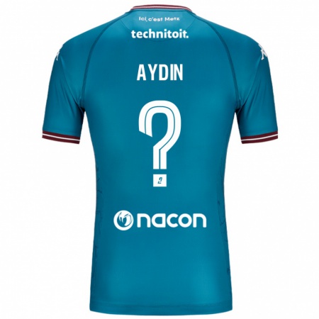 Kandiny Niño Camiseta Oguzhan Aydin #0 Azul Petróleo 2ª Equipación 2024/25 La Camisa Chile