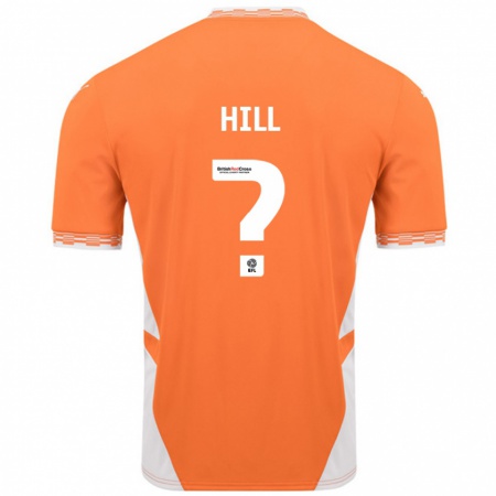 Kandiny Hombre Camiseta Tyler Hill #0 Naranja Blanco 1ª Equipación 2024/25 La Camisa Chile