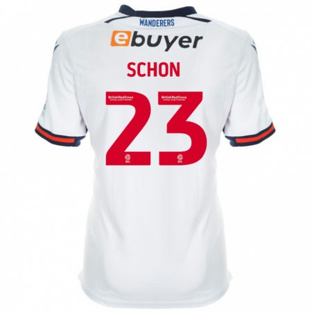 Kandiny Hombre Camiseta Szabolcs Schön #23 Blanco 1ª Equipación 2024/25 La Camisa Chile