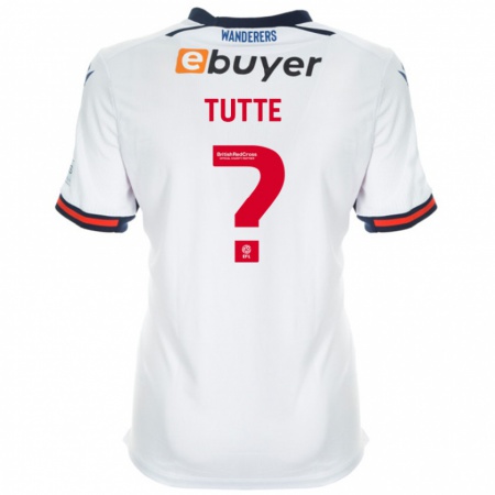 Kandiny Hombre Camiseta Andrew Tutte #0 Blanco 1ª Equipación 2024/25 La Camisa Chile