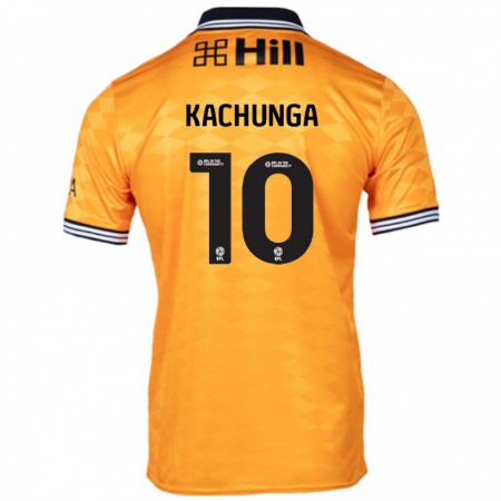 Kandiny Hombre Camiseta Elias Kachunga #10 Naranja 1ª Equipación 2024/25 La Camisa Chile