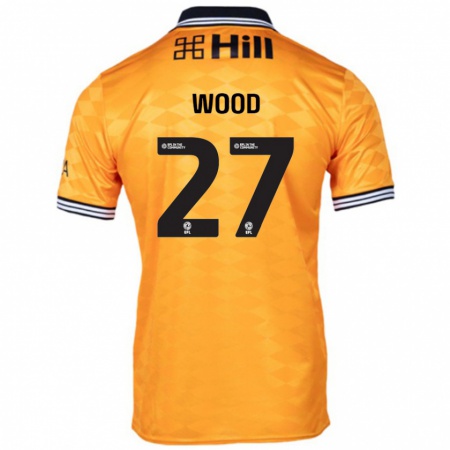 Kandiny Hombre Camiseta Zoe Wood #27 Naranja 1ª Equipación 2024/25 La Camisa Chile