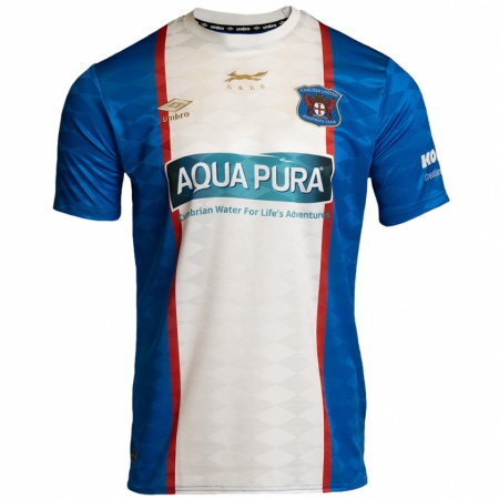 Kandiny Hombre Camiseta Archie Davies #2 Azul 1ª Equipación 2024/25 La Camisa Chile