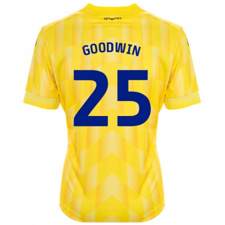 Kandiny Hombre Camiseta Will Goodwin #25 Amarillo 1ª Equipación 2024/25 La Camisa Chile