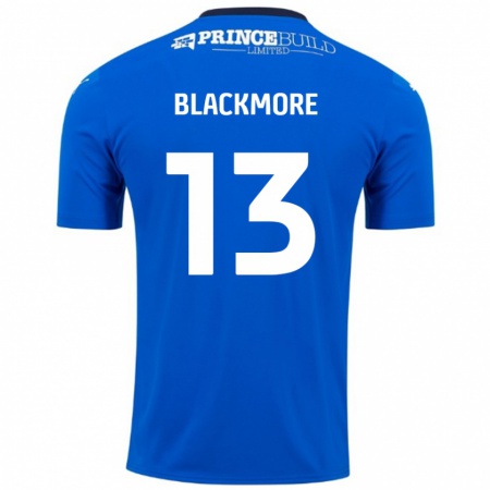 Kandiny Hombre Camiseta Will Blackmore #13 Azul Blanco 1ª Equipación 2024/25 La Camisa Chile