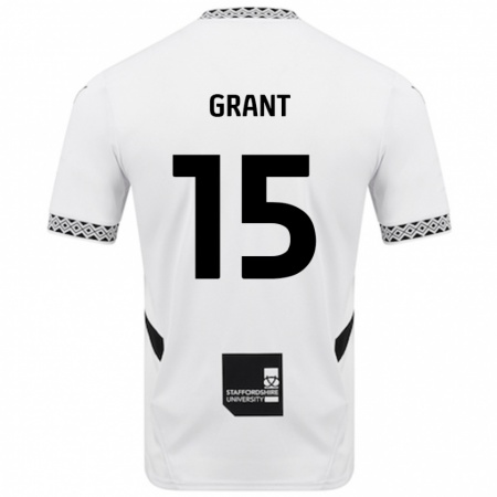 Kandiny Hombre Camiseta Conor Grant #15 Blanco 1ª Equipación 2024/25 La Camisa Chile