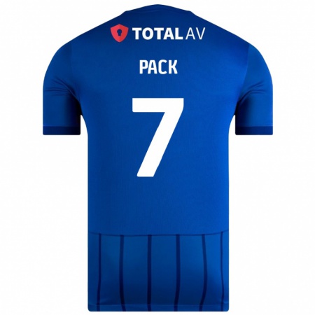 Kandiny Hombre Camiseta Marlon Pack #7 Azul 1ª Equipación 2024/25 La Camisa Chile