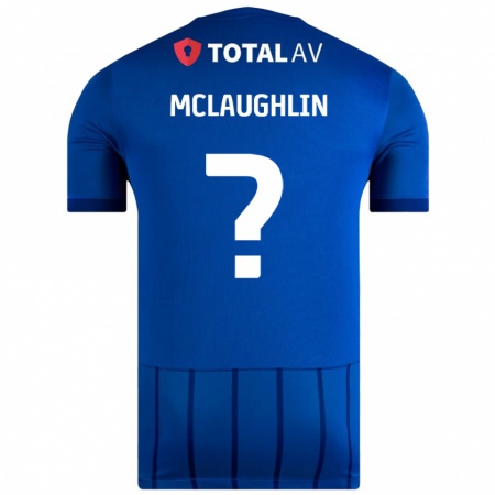 Kandiny Hombre Camiseta Erin Mclaughlin #0 Azul 1ª Equipación 2024/25 La Camisa Chile