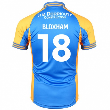 Kandiny Hombre Camiseta Tom Bloxham #18 Azul Ámbar 1ª Equipación 2024/25 La Camisa Chile