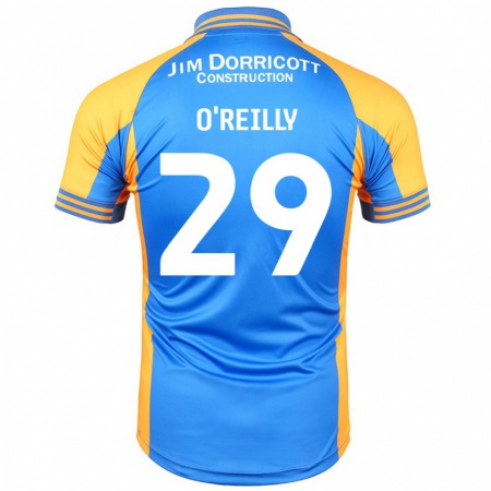 Kandiny Hombre Camiseta Tommi O'reilly #29 Azul Ámbar 1ª Equipación 2024/25 La Camisa Chile