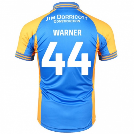 Kandiny Hombre Camiseta James Warner #44 Azul Ámbar 1ª Equipación 2024/25 La Camisa Chile